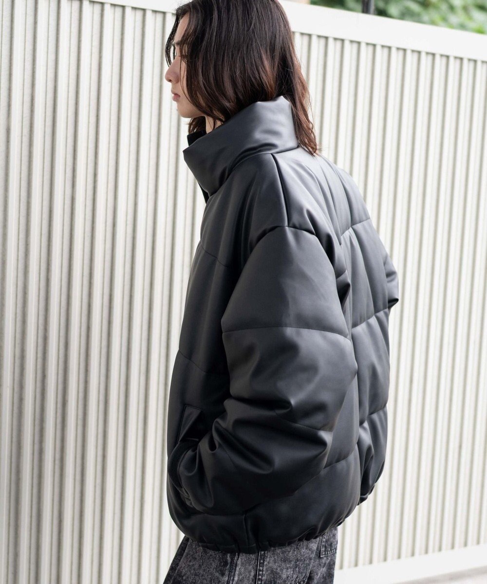 WEGO 【ユニセックス着用ITEM】PUパファーブルゾン 