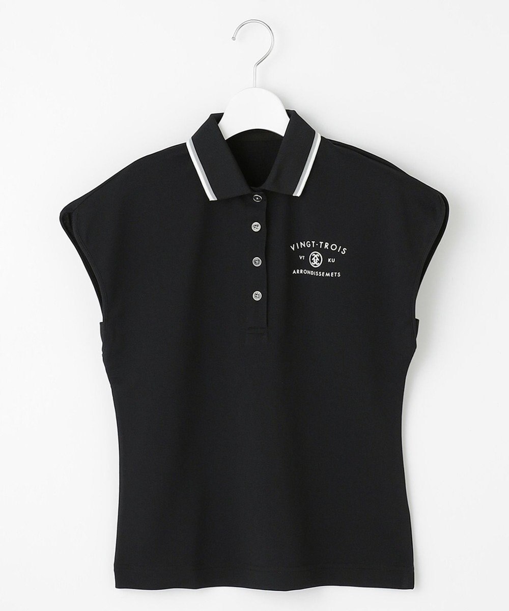 23区GOLF 【WOMEN】遮熱エイトムーブポロ　フレンチスリーブ 