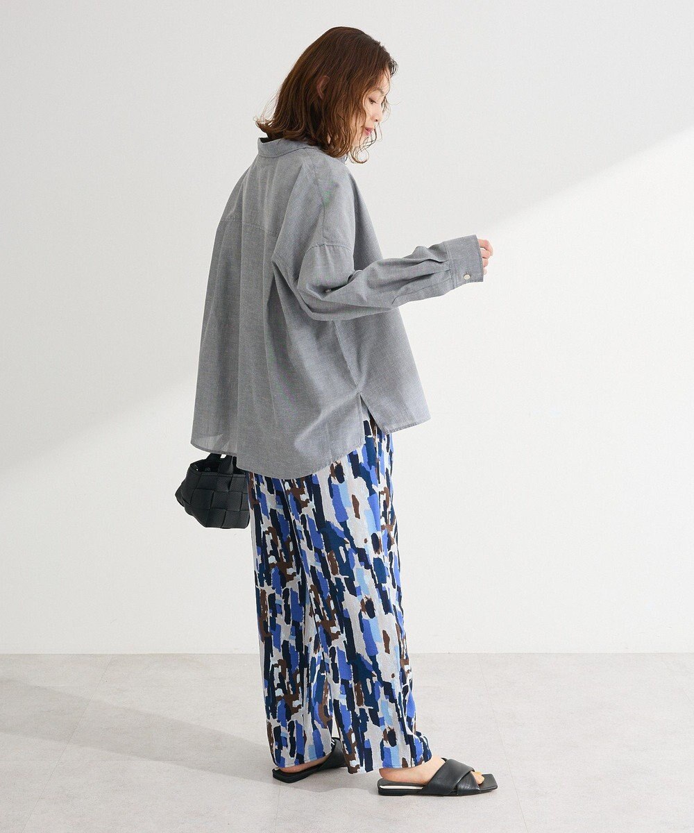 Green Parks 綿麻混シャツ 