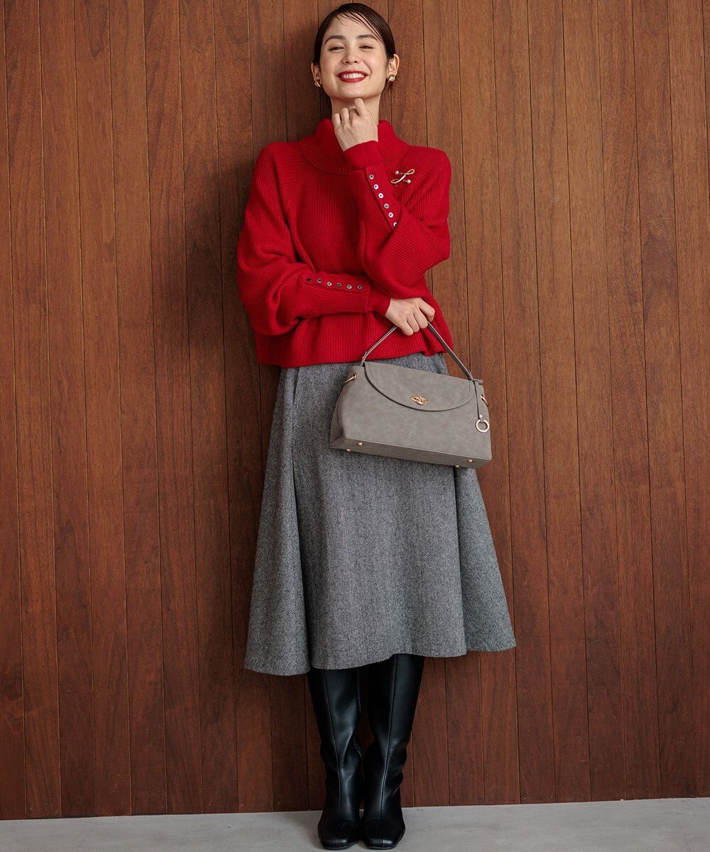 組曲 【WEB限定・2SET】オフショル風NEWツイン ニット 