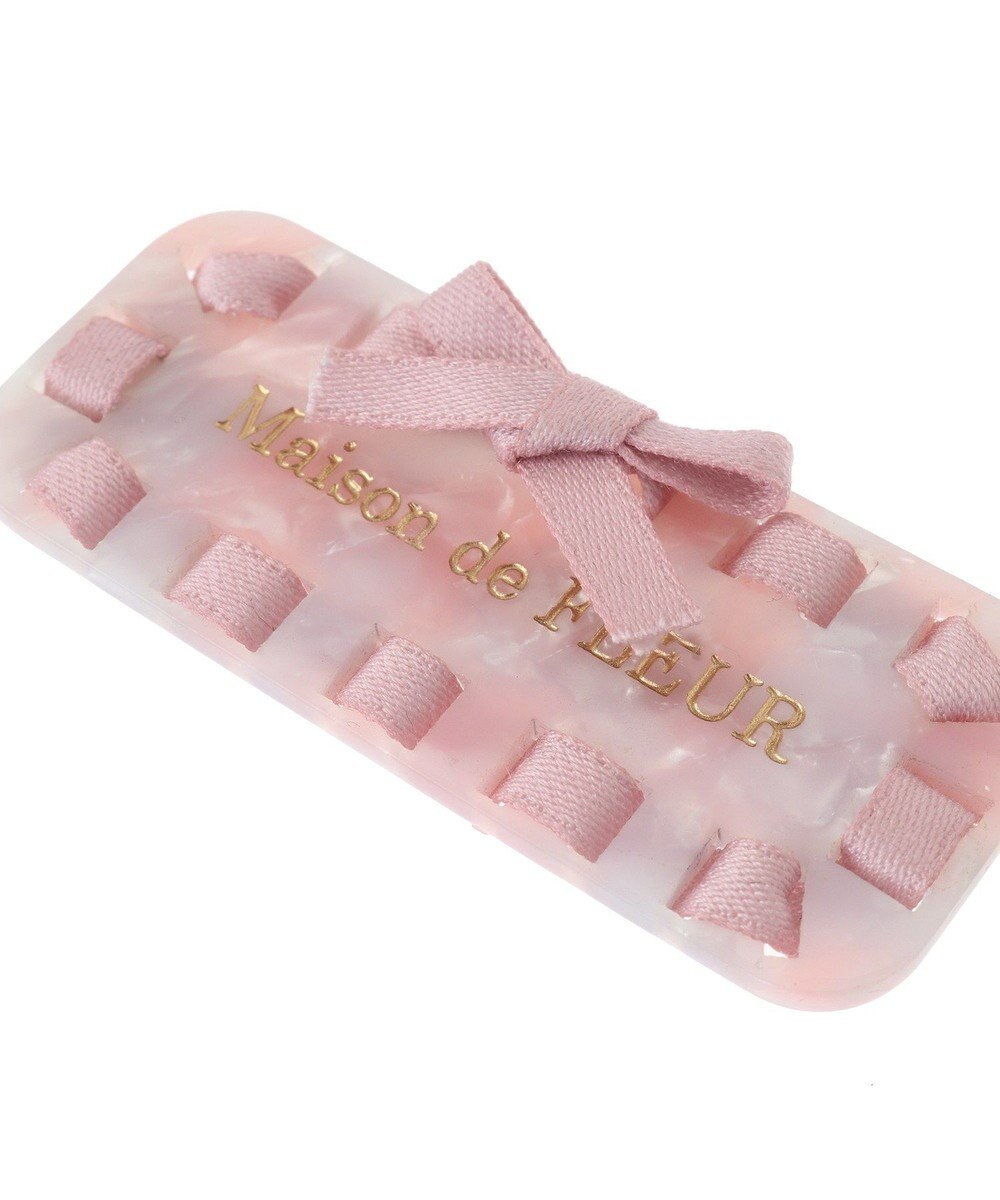 Maison de FLEUR クロッシェリボンクリップ 