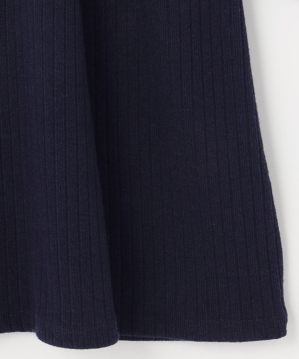 組曲 KIDS 【150-160㎝】バイカラーニットソー ワンピース 