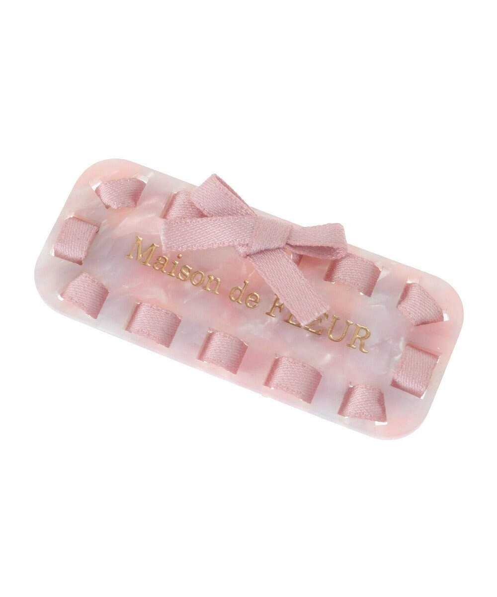 Maison de FLEUR クロッシェリボンクリップ 