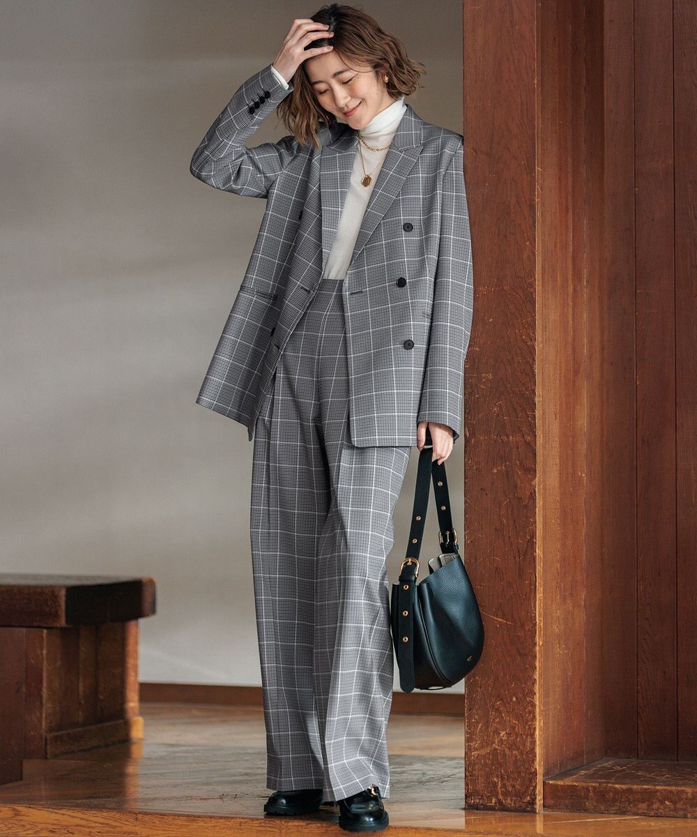 23区 S 【Oggi1月号/CLASSY.11月号掲載】スムージーコットン タートルネック ニット 