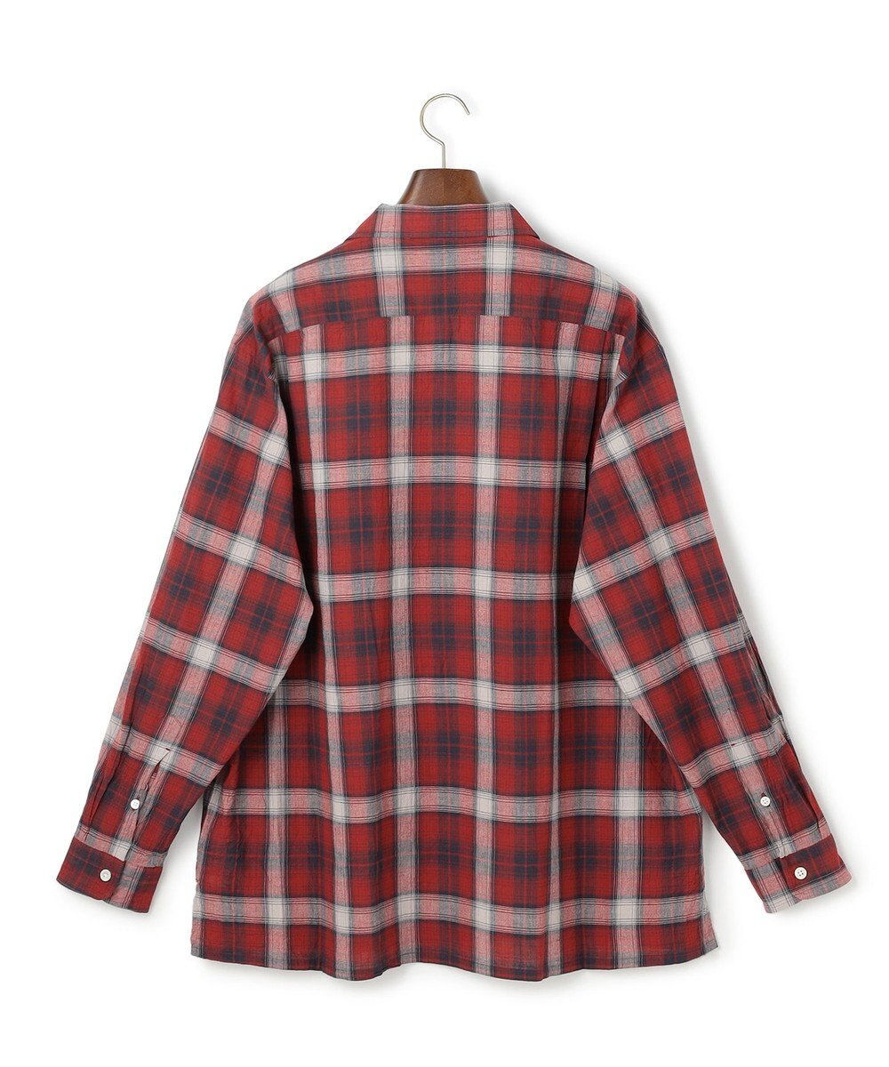 J.PRESS MEN 【J.PRESS ORIGINALS】【UNISEX】Indian Madras Open Shirts / Baggy-Fit 