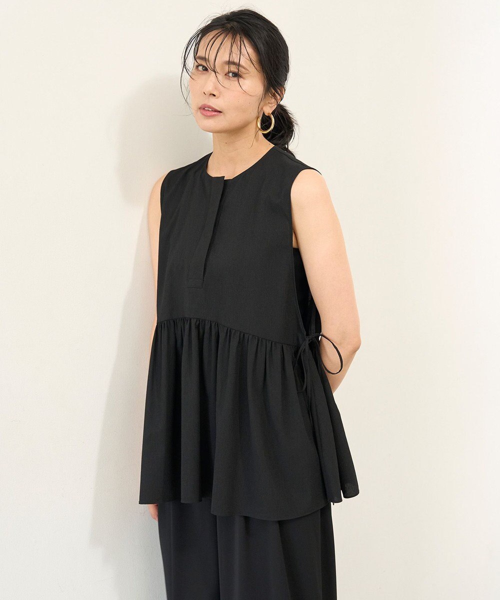 UNFILO BREEZEMOVE ペプラムブラウス 