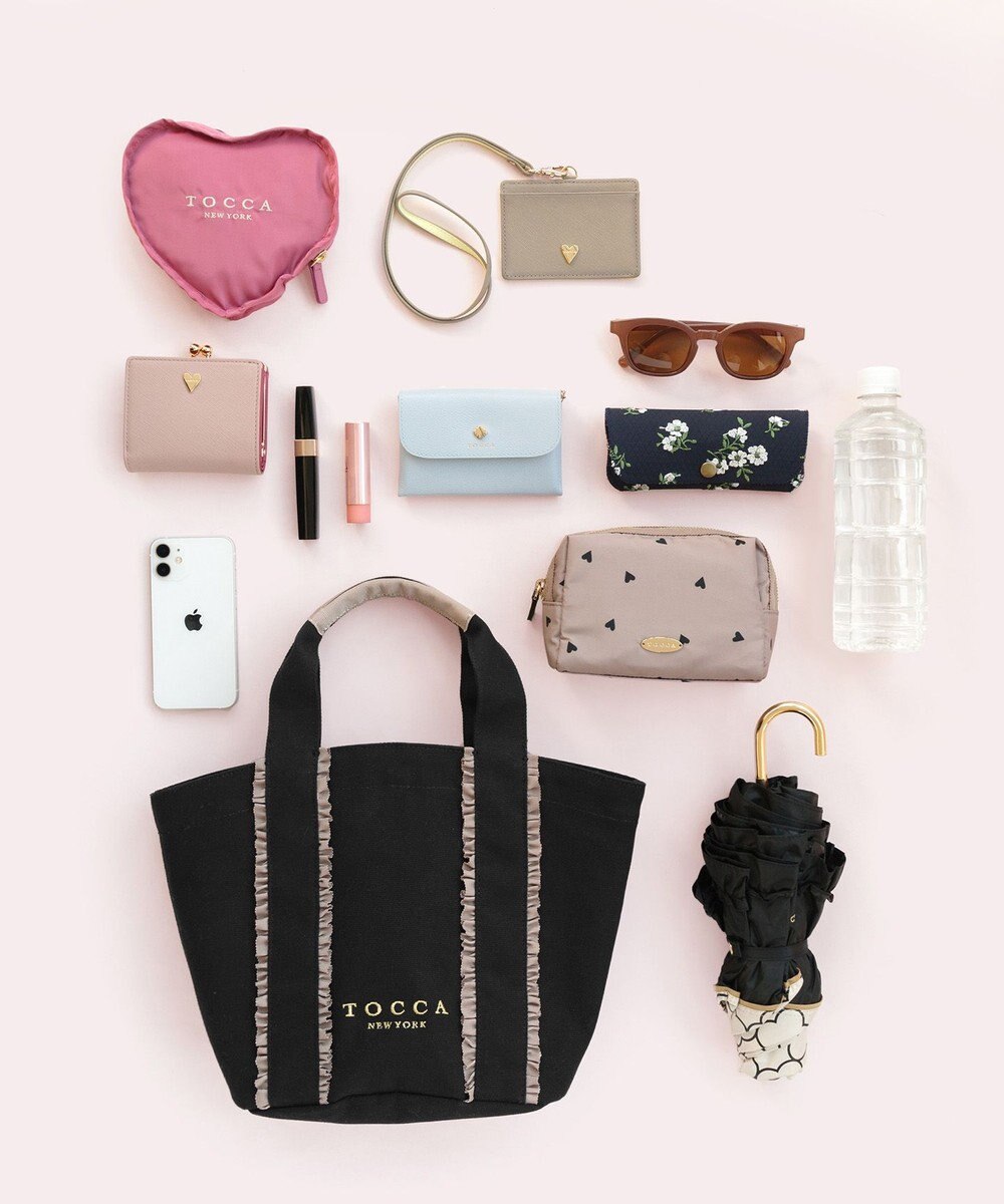 TOCCA 【八木アリサさん着用】TRILL TRIM CANVASTOTE キャンバストートバッグ 