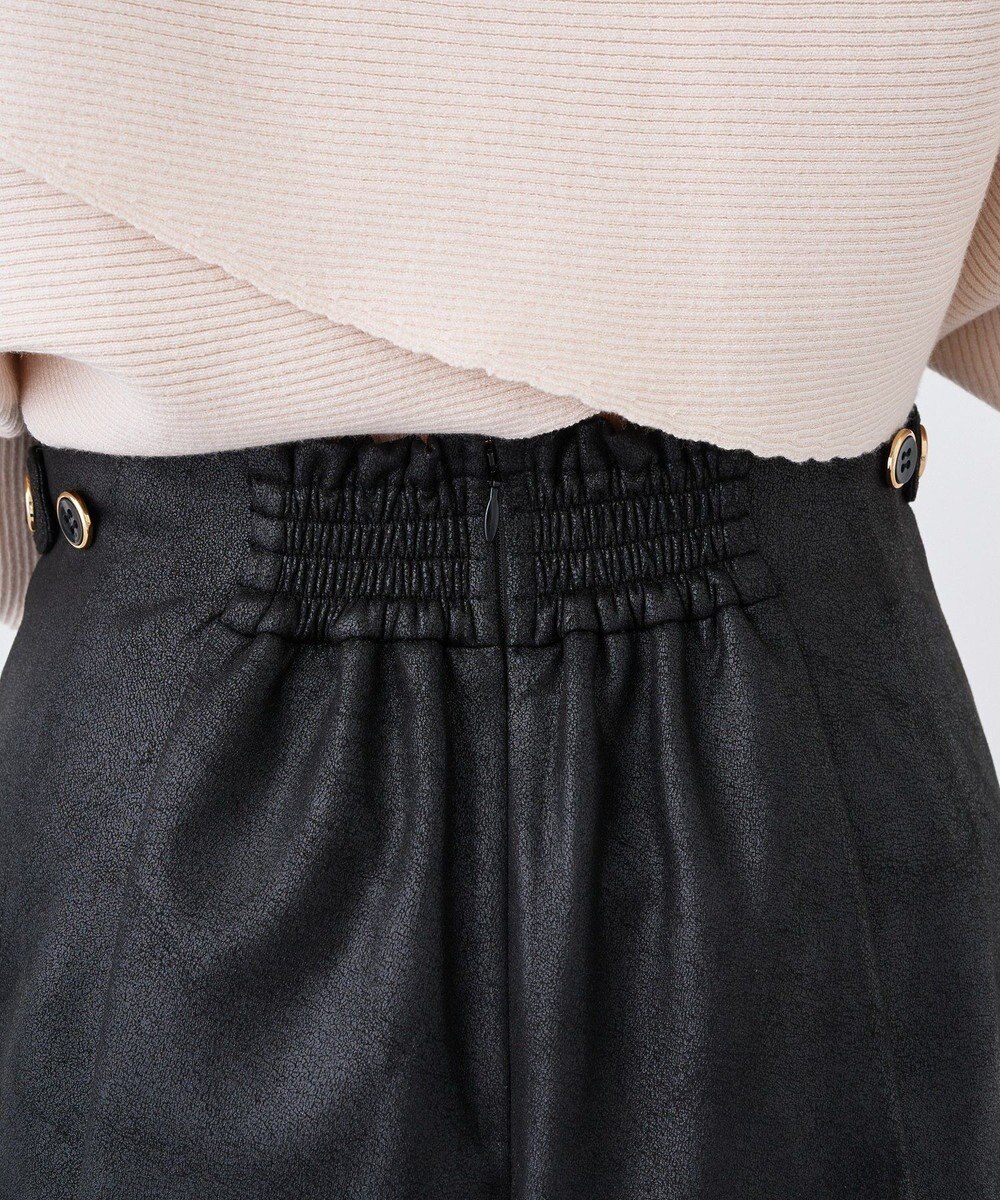 earth music&ecology フェイクレザーマーメイドスカート 