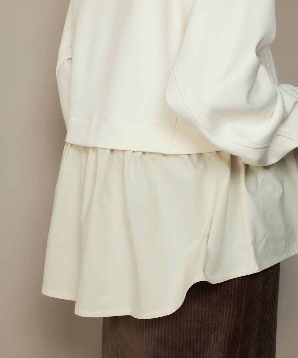 OP／FILA 【ocean pacific】らくティブ/異素材ミックスダンボールプルオーバー 