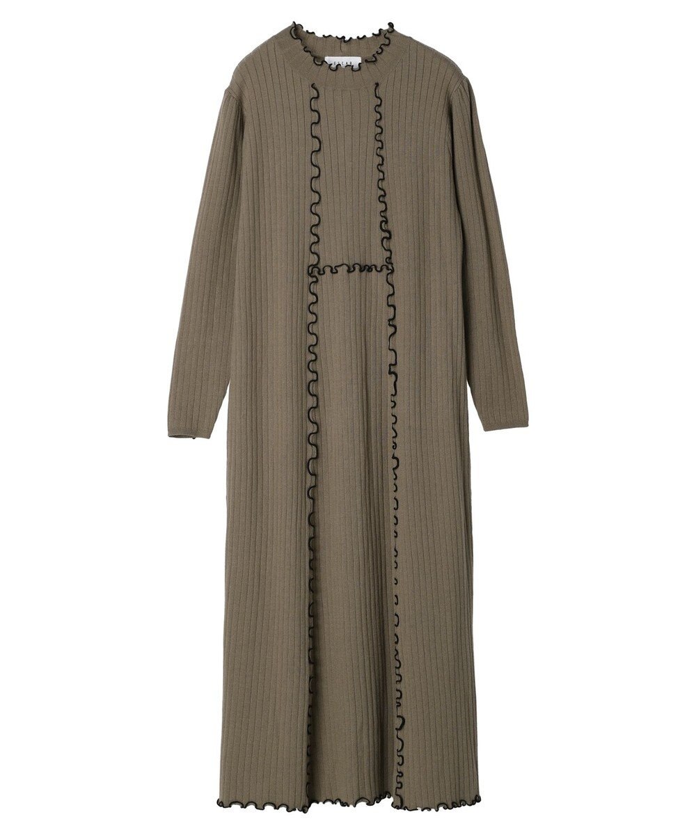 Green Parks ■ＥＳＣＡＲ　メローキリカエニットワンピース 