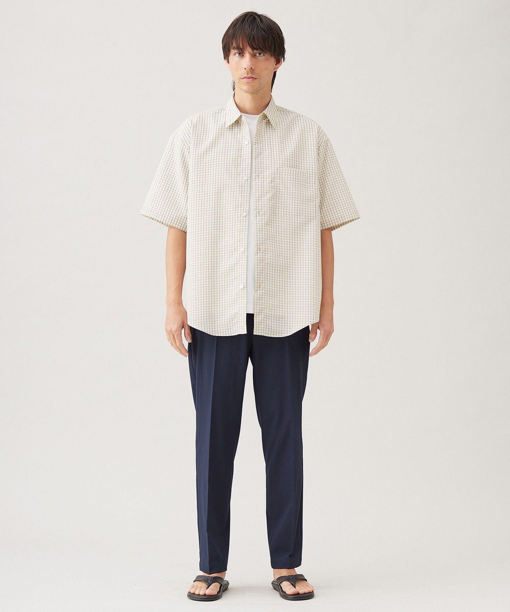 UNFILO MENS コットンライク 半袖シャツ【ギフトにもおすすめ】 