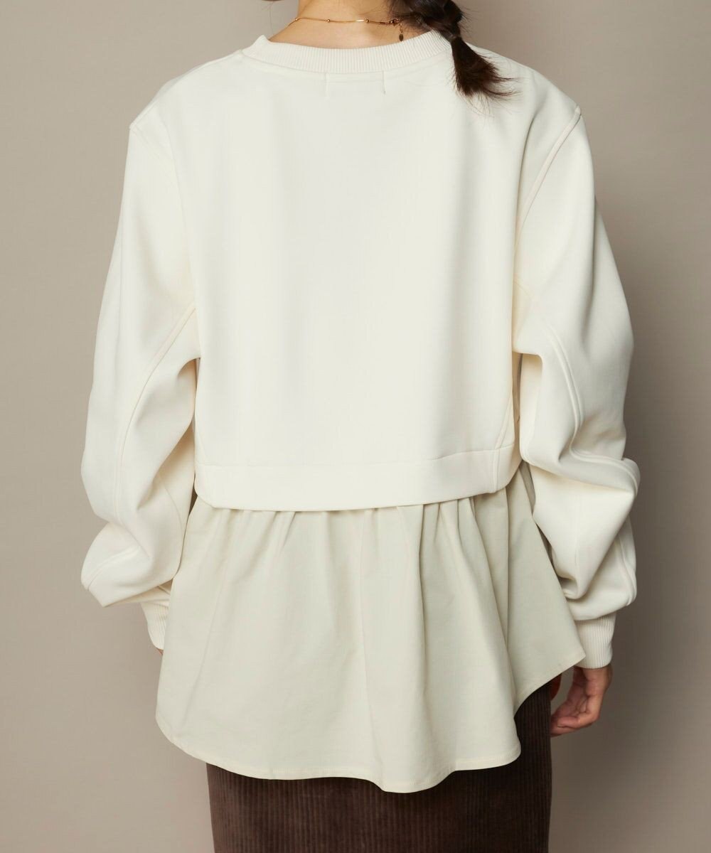 OP／FILA 【ocean pacific】らくティブ/異素材ミックスダンボールプルオーバー 