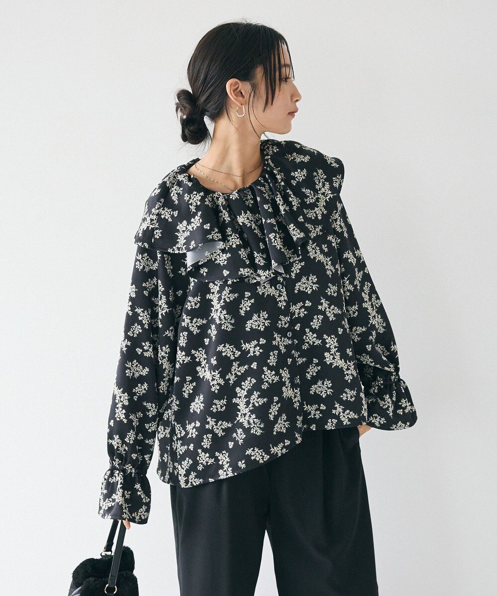 CRAFT STANDARD BOUTIQUE フリル衿ブラウス 