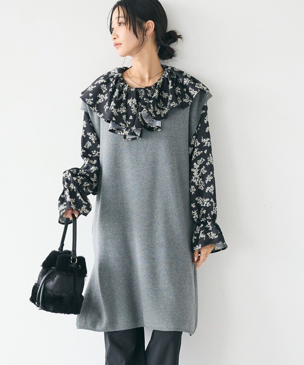 CRAFT STANDARD BOUTIQUE フリル衿ブラウス 