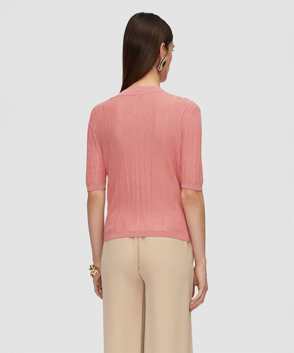 JOSEPH クリンクルリブ　カーディガン 