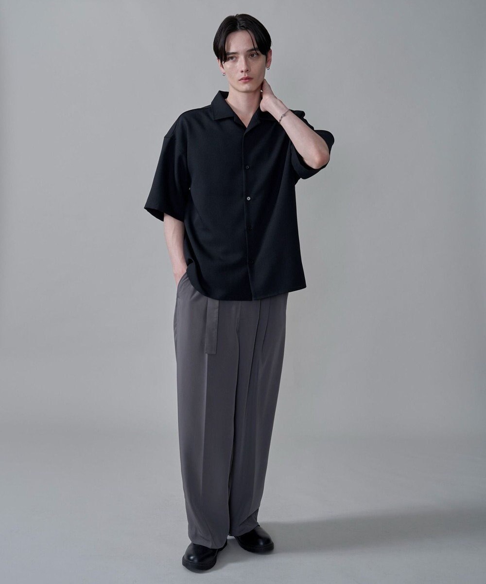 WEGO 【速乾/しわになりにくい/MLサイズ展開】ドライポリオープンカラーシャツ（SS） 