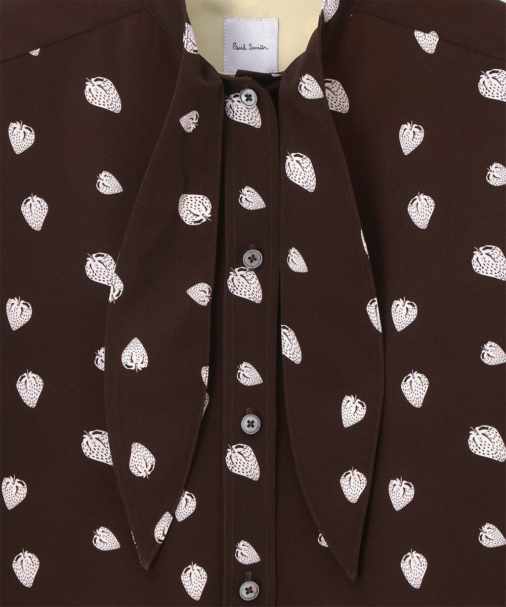 Paul Smith Graphic Strawberry ボウタイ ブラウス 