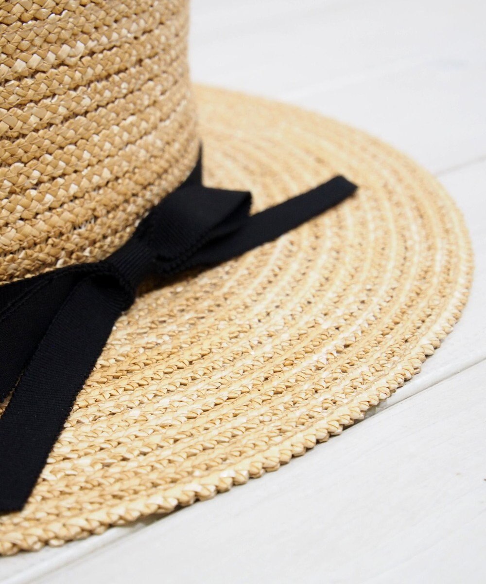 石田製帽 花麦ｘマニラ麻 キャノチエ 