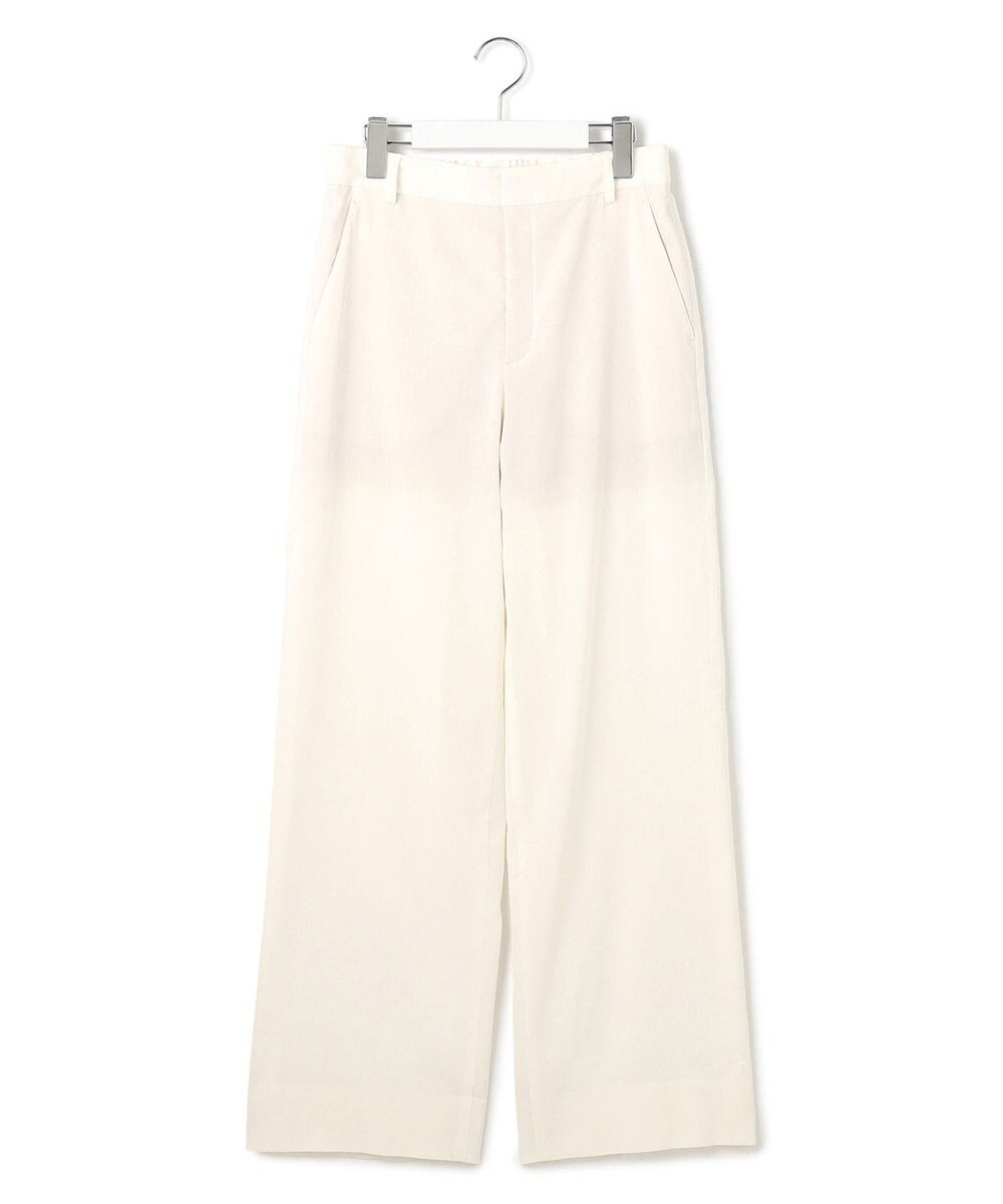 23区 【Oggi5月号掲載/洗える】リネンレーヨンストレッチ ワイド パンツ 