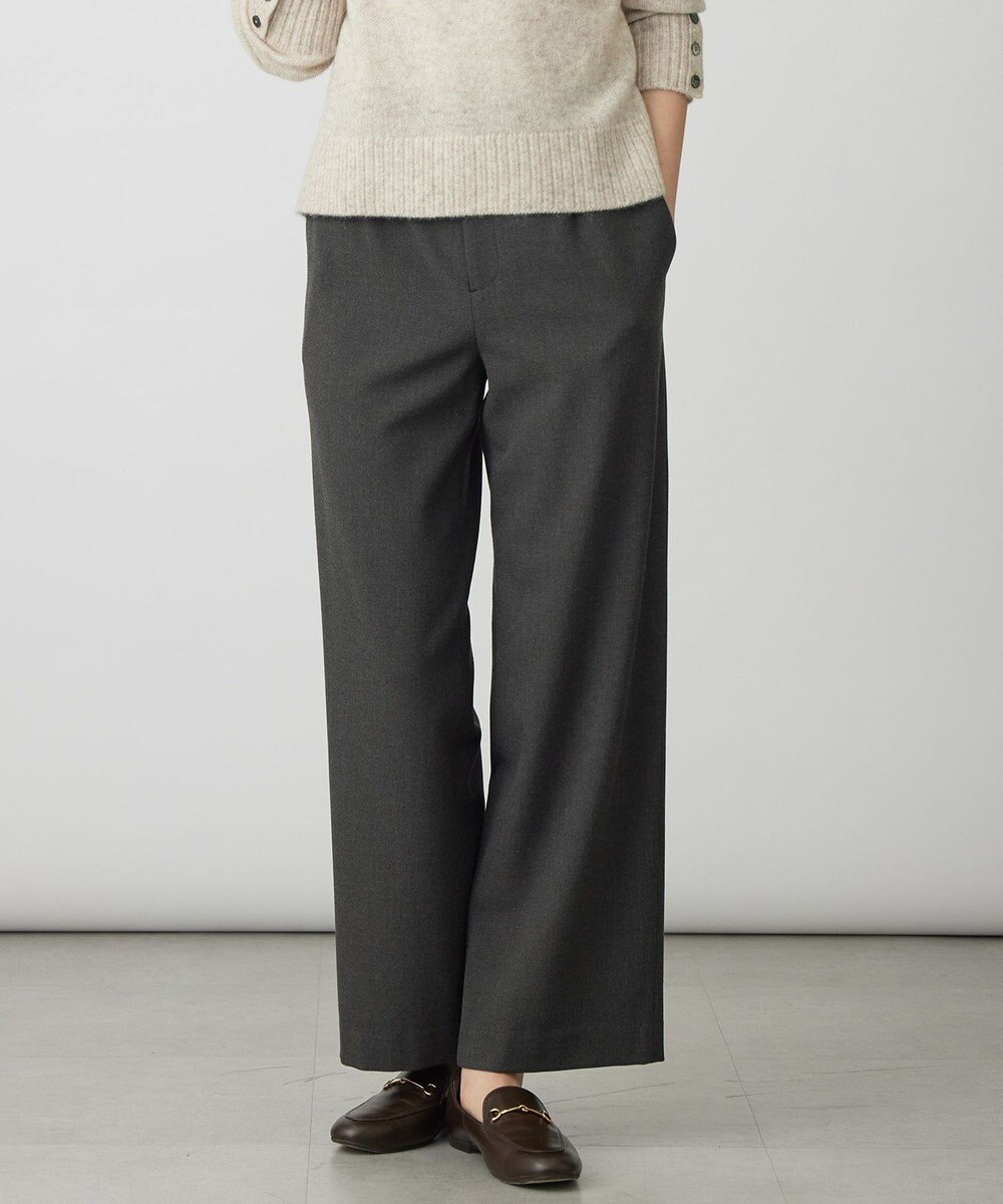J.PRESS LADIES SOFTサーモ2way ストレート パンツ 