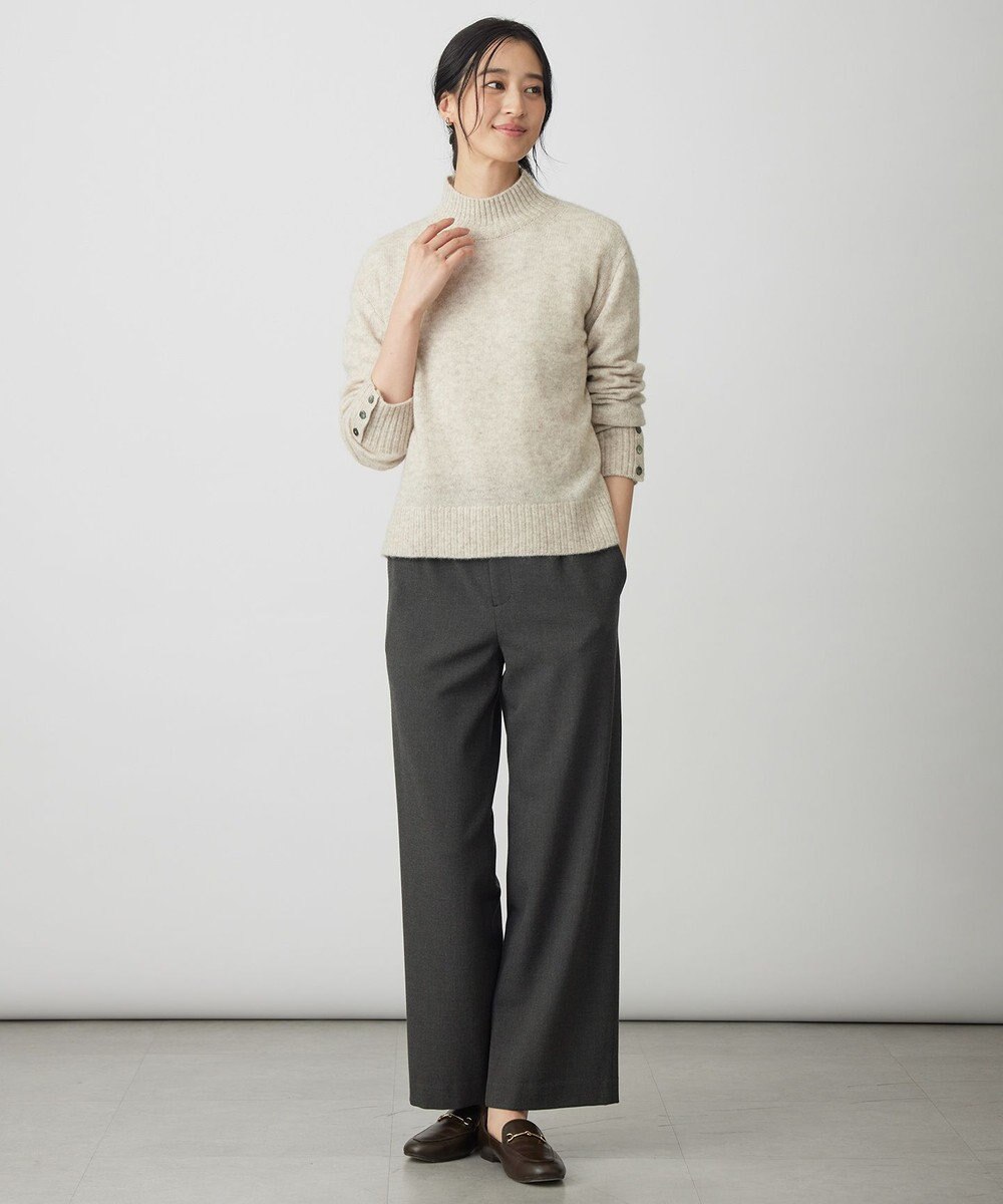 J.PRESS LADIES SOFTサーモ2way ストレート パンツ 