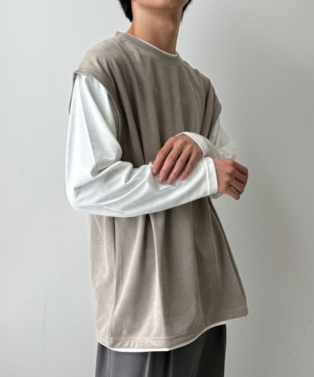 WEGO フェイクスウェードベストT（LS） 