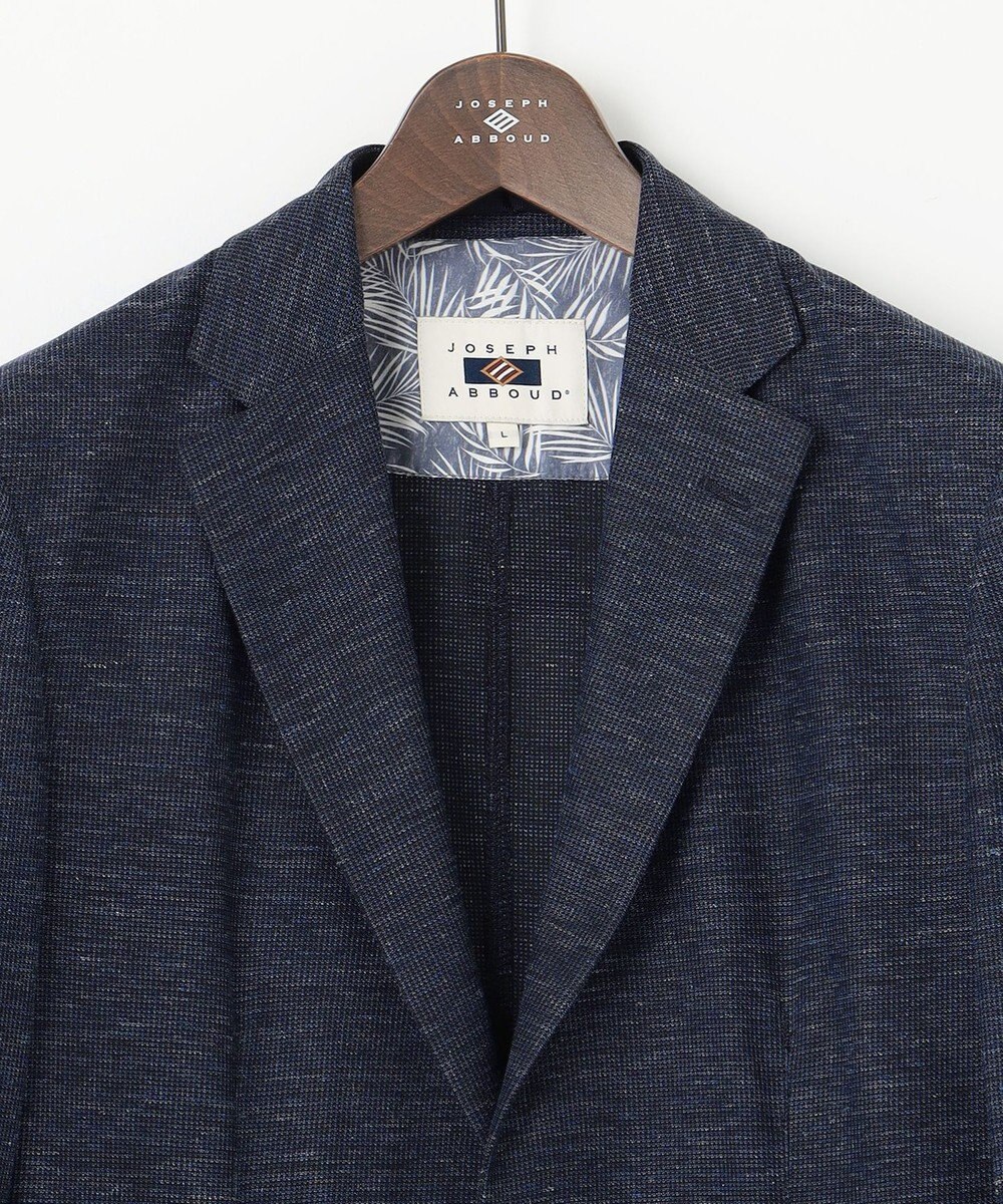 JOSEPH ABBOUD 【清涼感/軽量】リネンTOPピケ ジャケット 