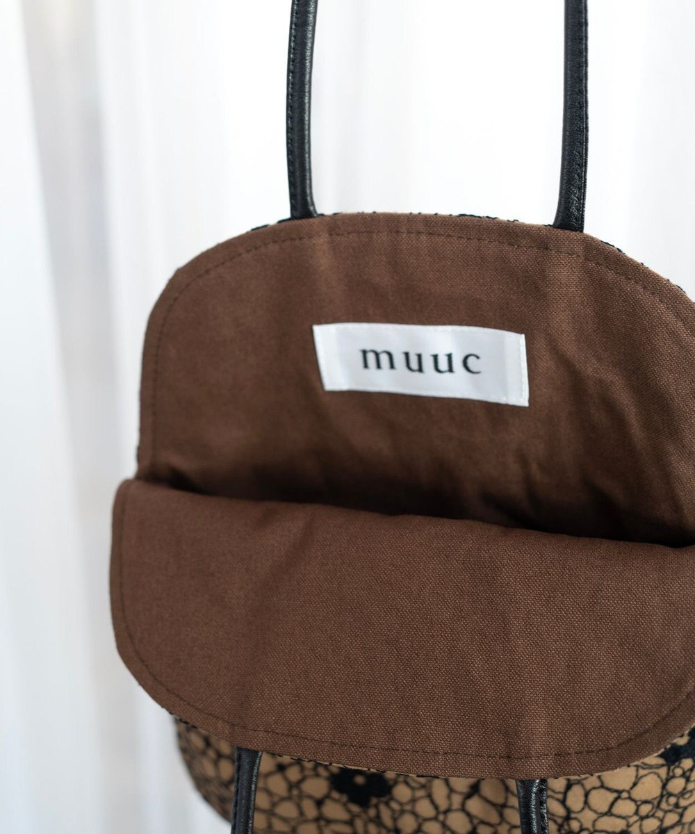 AND WOOL 【手刺繍のような刺繍が美しい】ハイドランジア刺繍 miniバッグ 