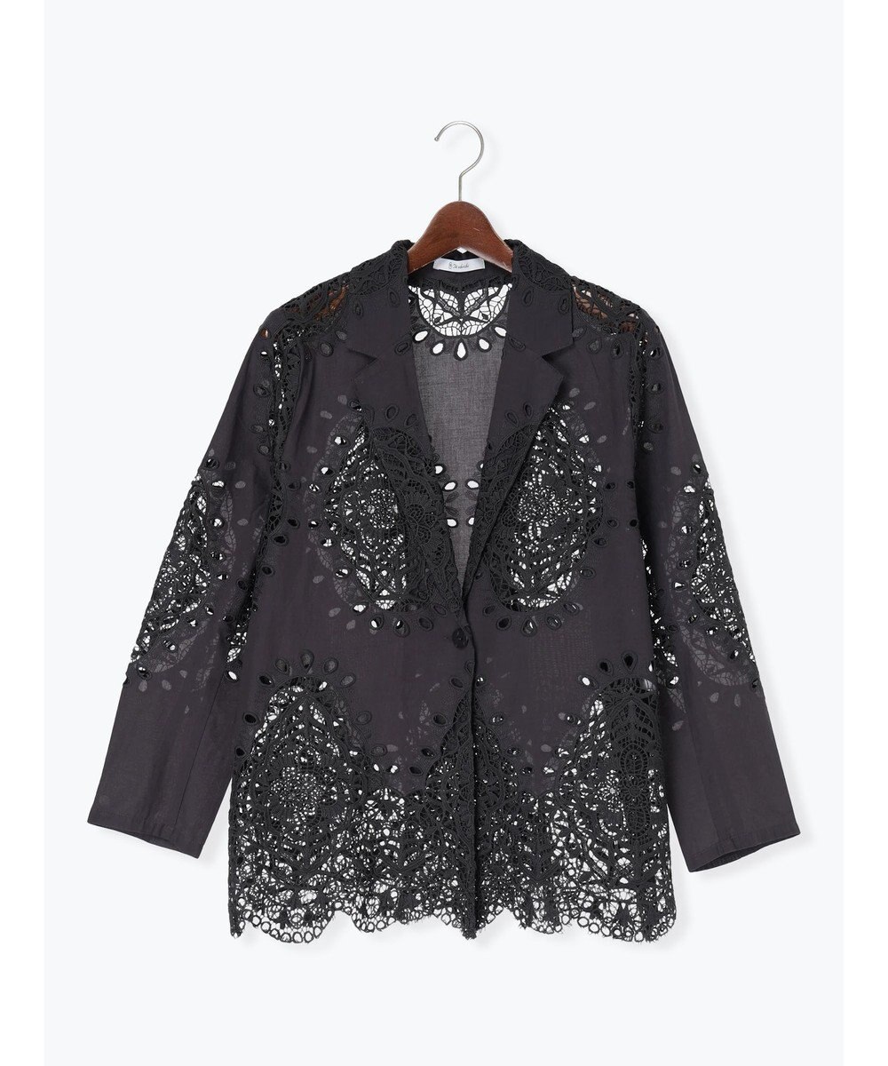 Te chichi ケミカルレースコットンジャケット 