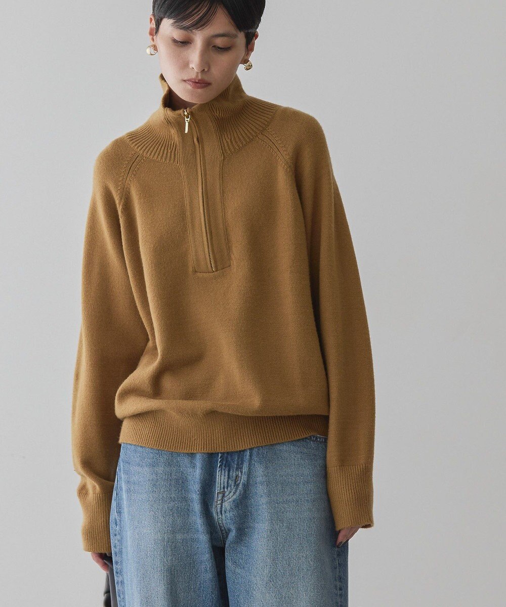 AMERICAN HOLIC バイパチハーフＺＩＰニットプルオーバー 