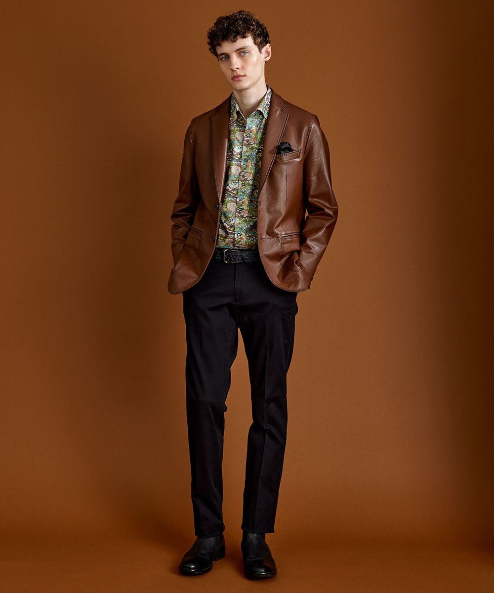 JOSEPH ABBOUD 【人気】ウエストも伸びる！ 定番 オーガニックストレッチパンツ 