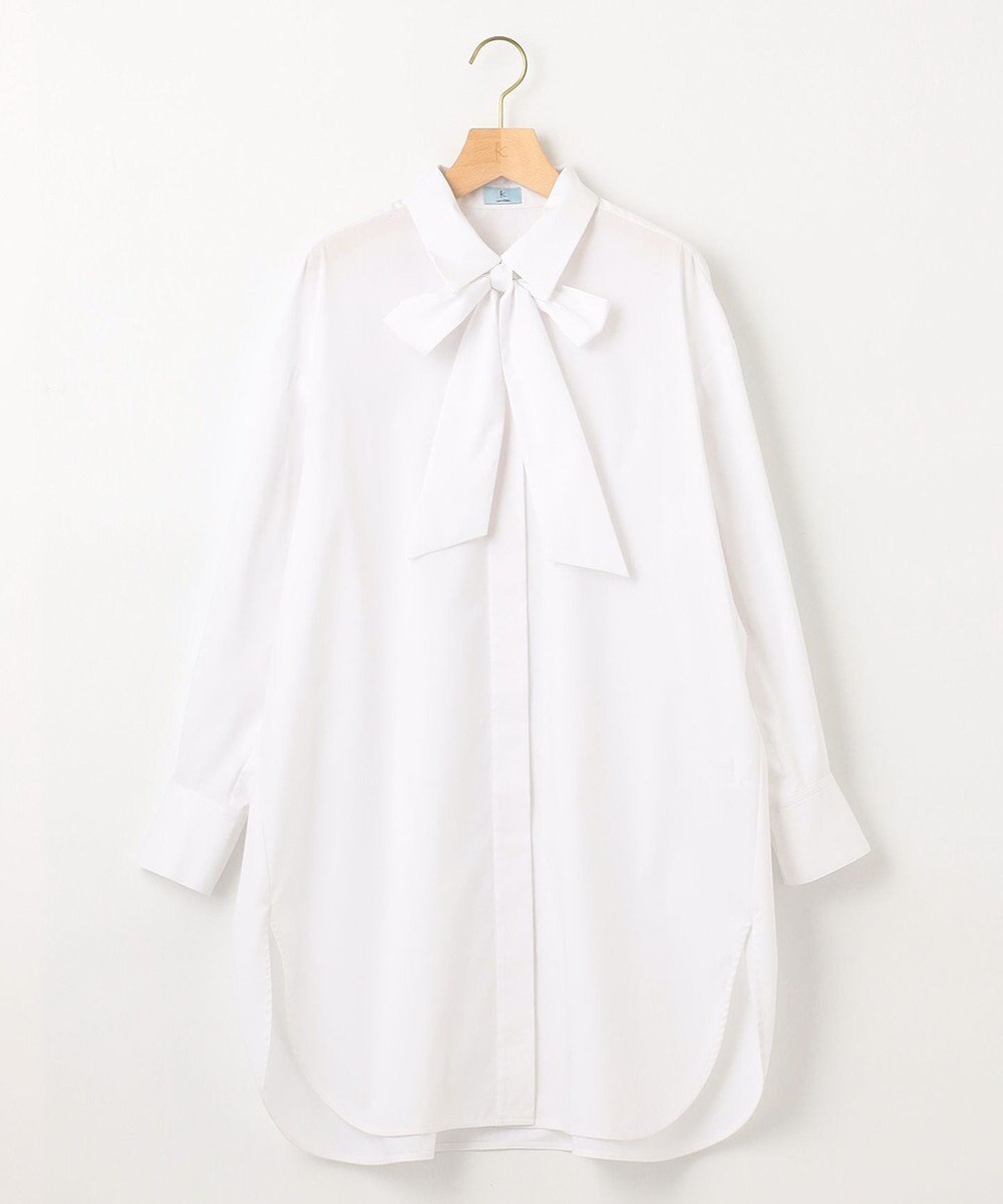 組曲 コンパクトシャーティングオーバー シャツ 