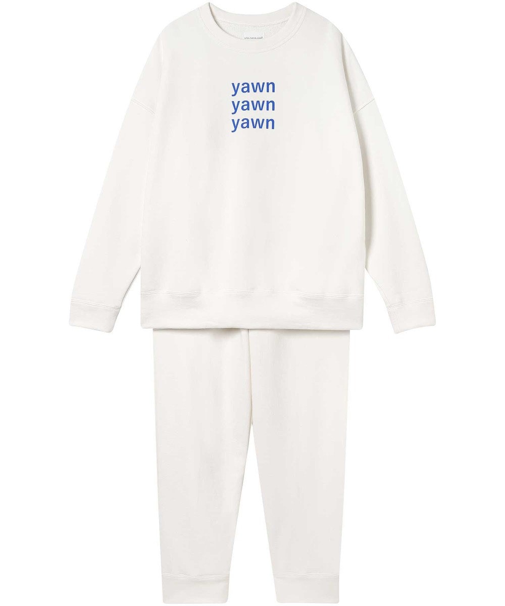 une nana cool 【綿100%】あくびのお嬢さんの裏毛プルオーバー 