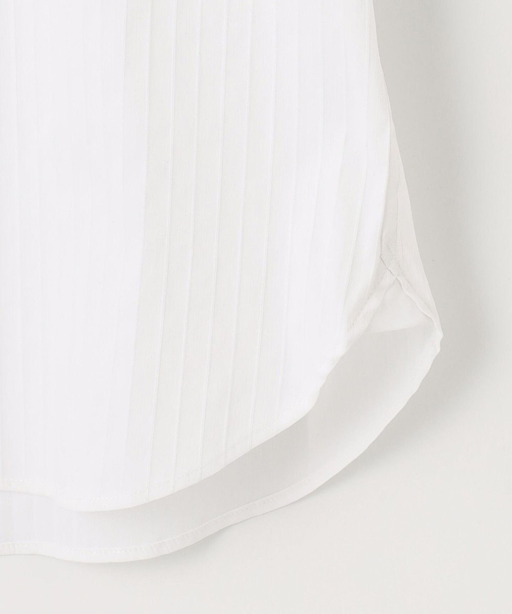 J.PRESS LADIES L 【洗える】ドビーストレッチ シャツカラー ブラウス 