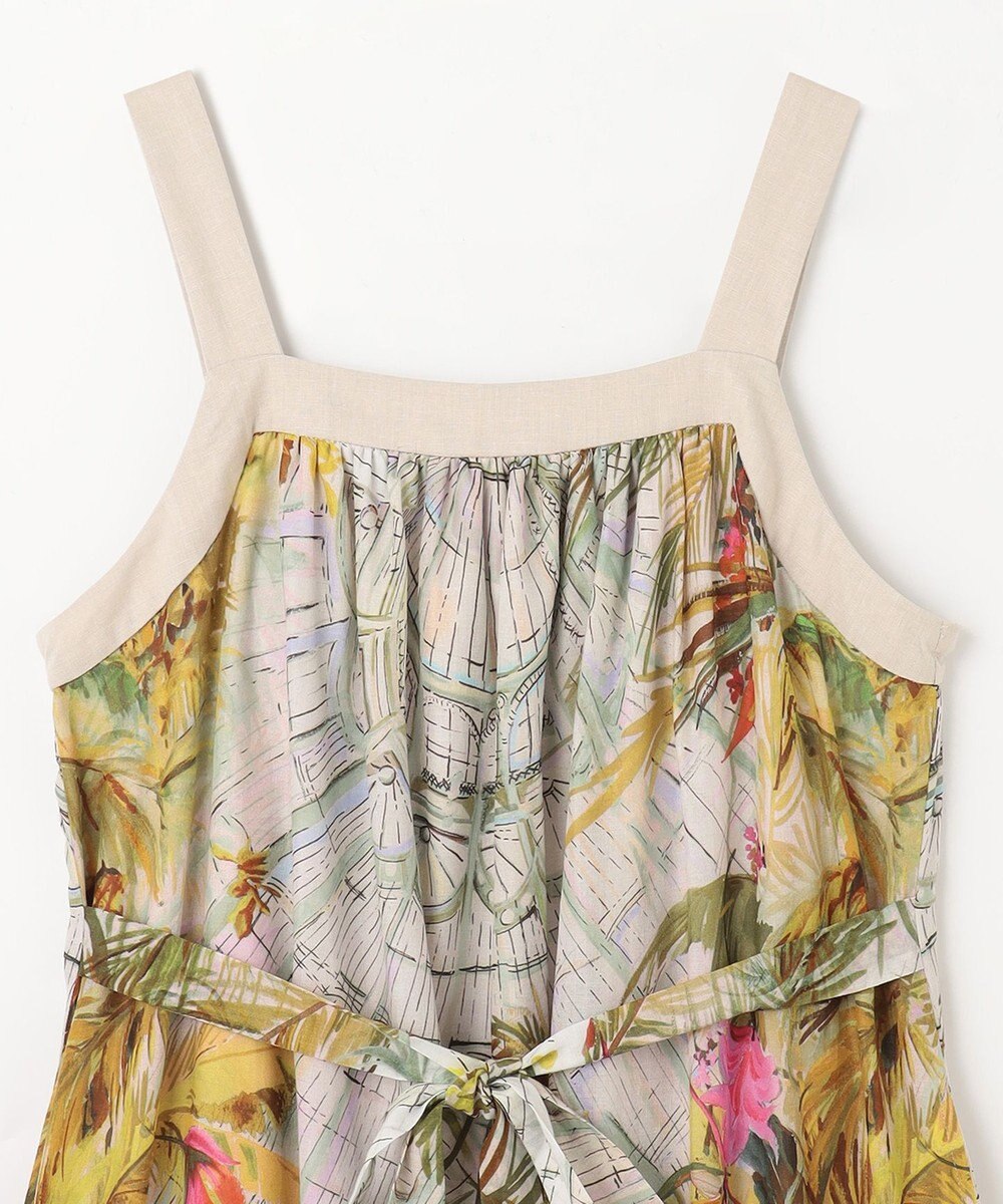 GRACE CONTINENTAL ジャルダンプリントマキシ 