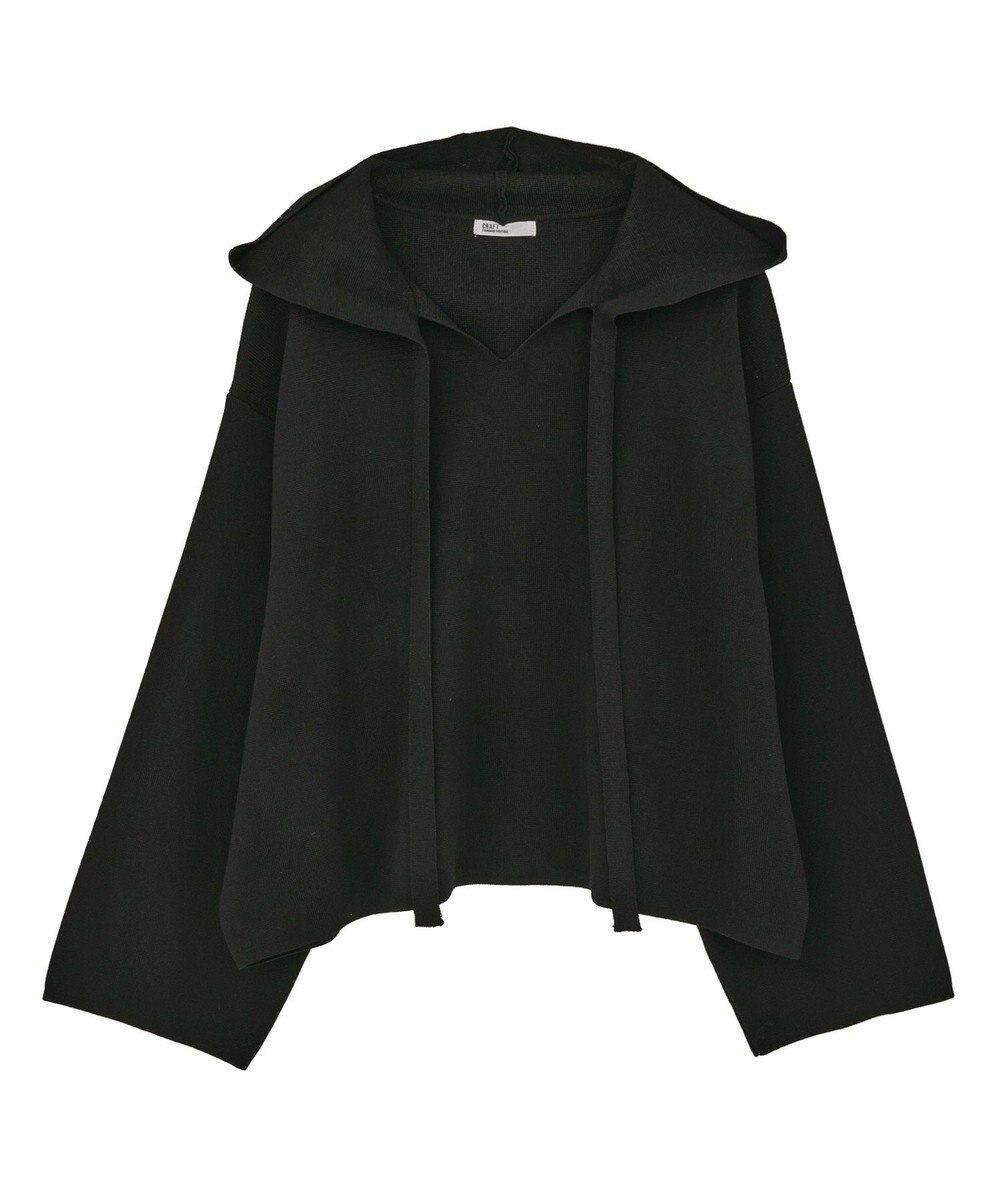CRAFT STANDARD BOUTIQUE ハーフミラノニットフーディー＜ハンドウォッシャブル＞ 