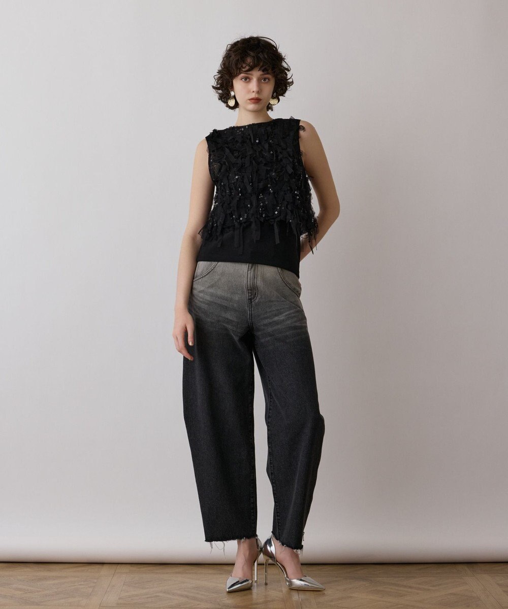 GRACE CONTINENTAL フリンジベスト 