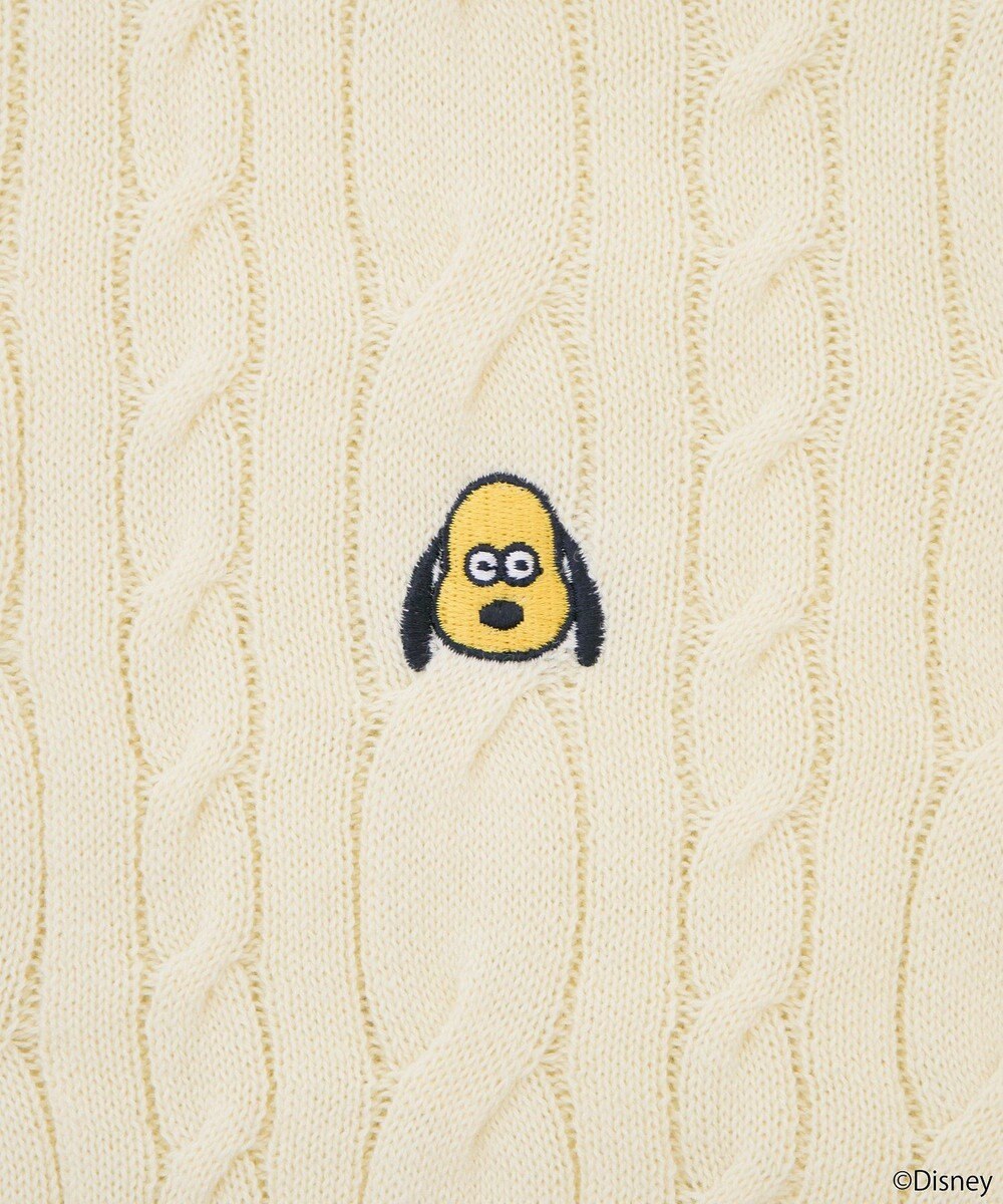 earth music&ecology Ｄｉｓｎｅｙ×Ｓｅｉｊｉ　Ｍａｔｓｕｍｏｔｏ刺繍ニット 