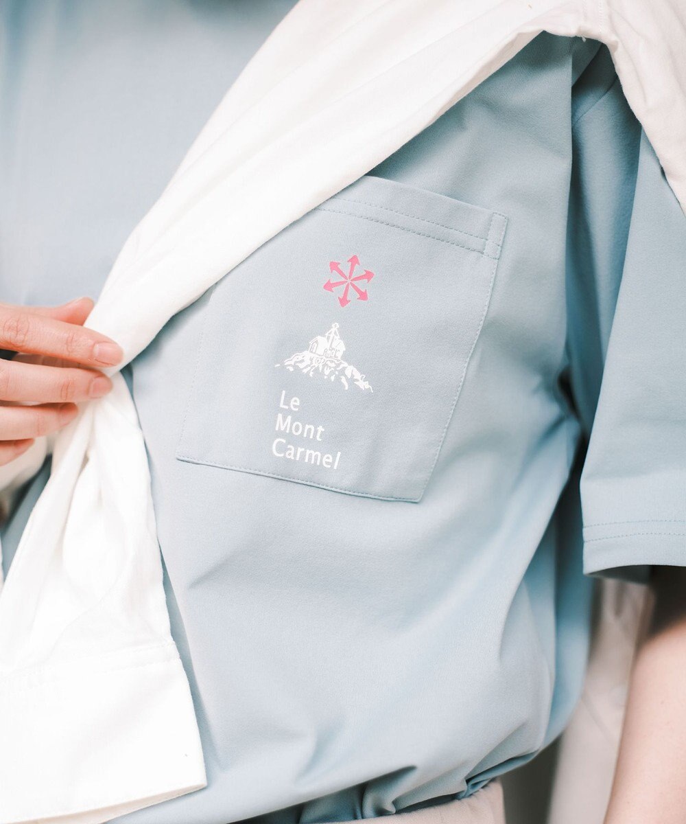 SHARE PARK LADIES 【UVカット・吸水速乾・ストレッチ・軽量 】ロゴポケットTシャツ（S・Mサイズ） 