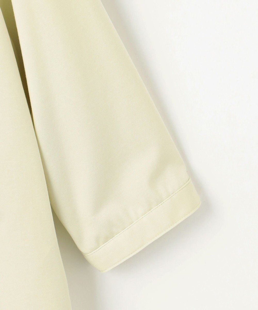 J.PRESS LADIES L 【洗える】エンブロシャツジャージー ブラウスライク カットソー 