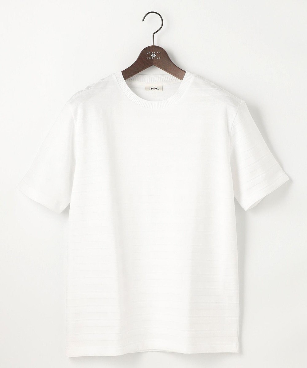 JOSEPH ABBOUD 【オーガニックコットン使用・日本素材】リンクスボーダー Tシャツ 