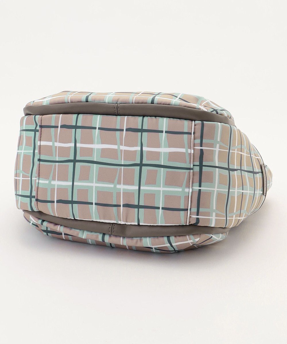 Y'SACCS ドローイングチェックトートバッグ 