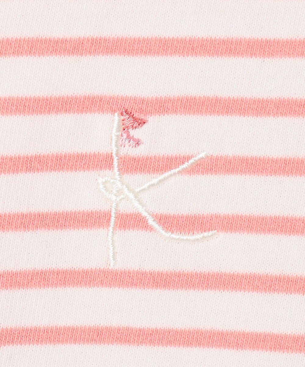 組曲 KIDS 【UVケア】【150-160㎝】マリンボーダー チュニック 