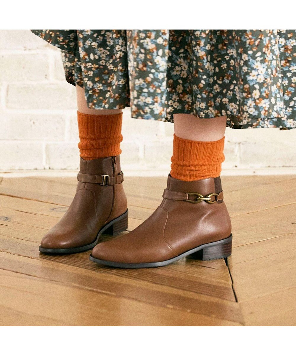 ing <ing>デザインショートブーツ 