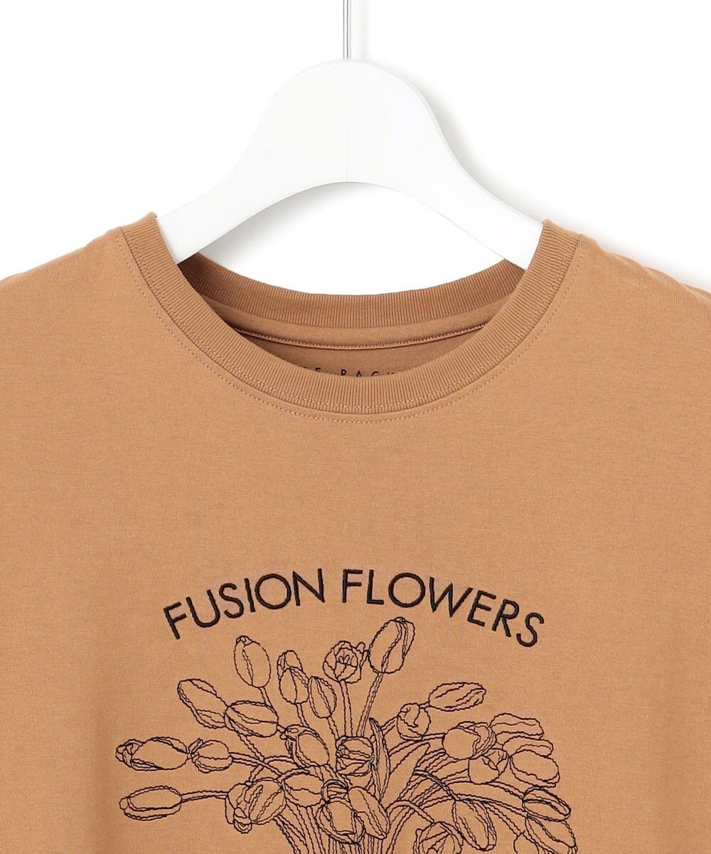 23区 S 【洗える】JANE PACKERコラボ フラワー刺繍 Tシャツ 