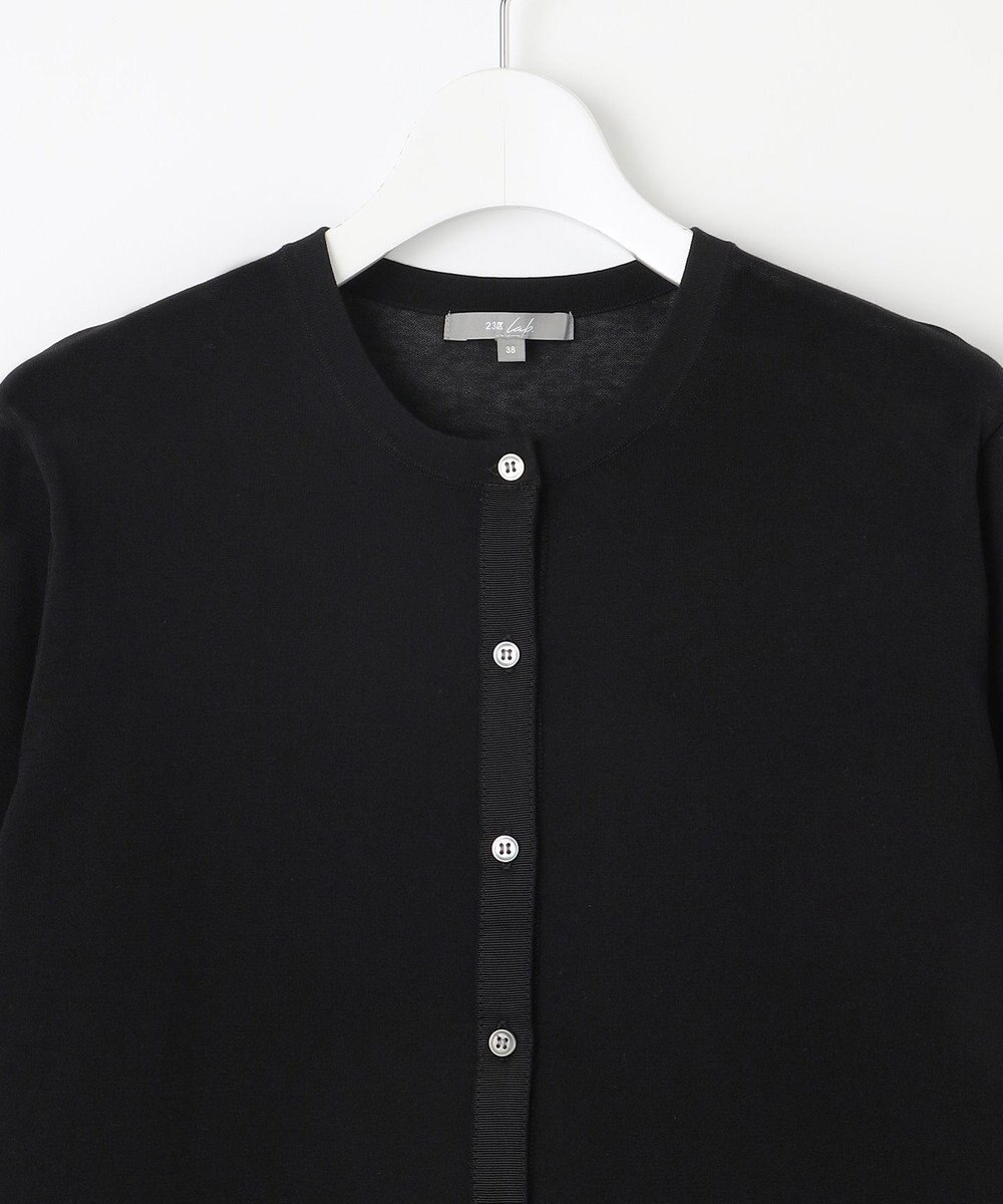 23区 【Indian Factory】ドライシアー ニットカーディガン 