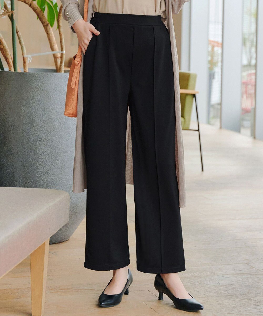 Tiaclasse 【洗える・接触冷感・紫外線ケア・サラごこち】選べるパンツ(テーパード/ワイド） 