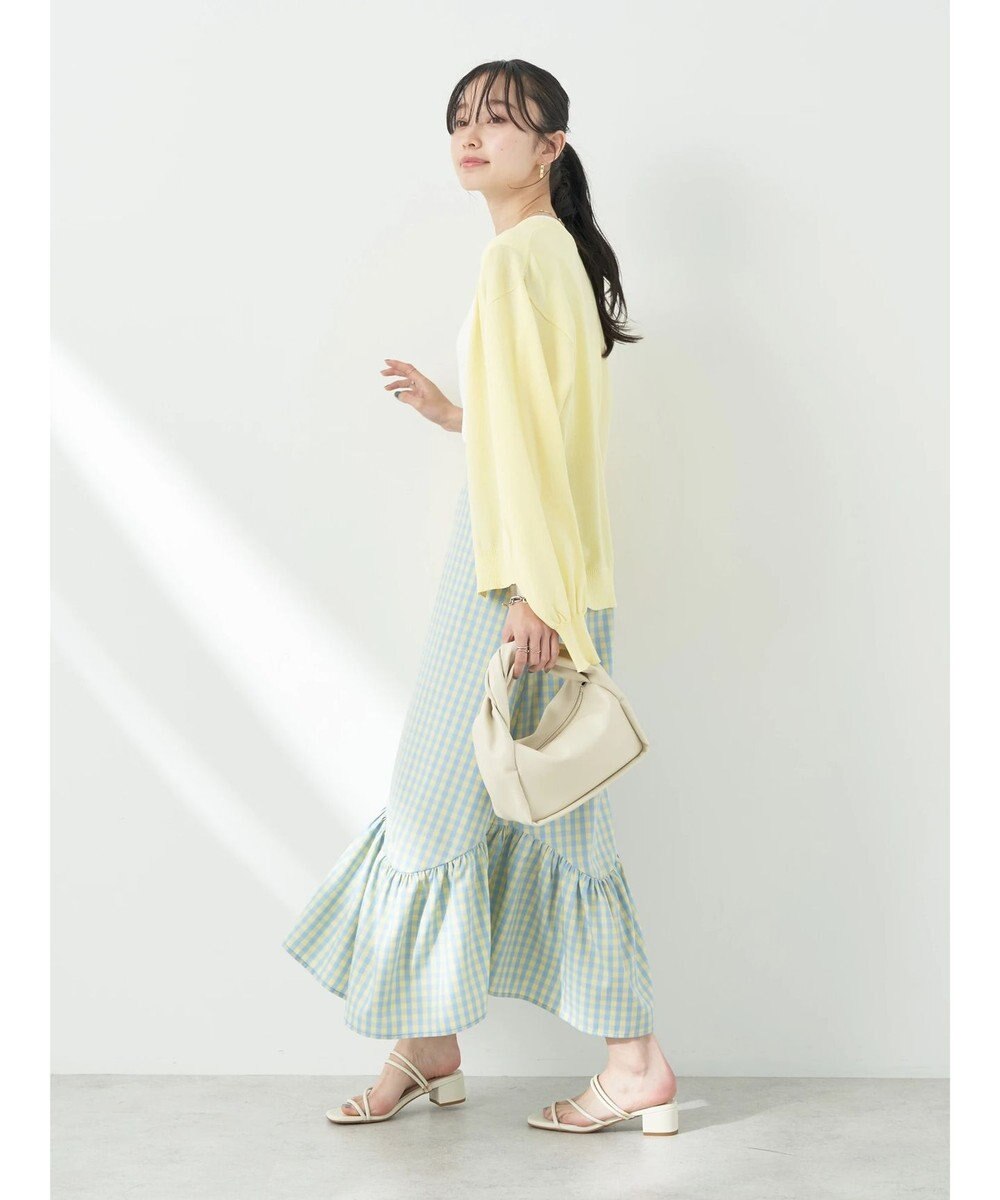 earth music&ecology イレヘムチェックスカート 