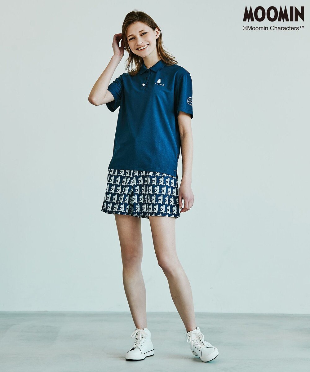 23区GOLF 【WOMEN】【MOOMIN COLLECTION】ムーミン 総柄プリント キュロットパンツ 