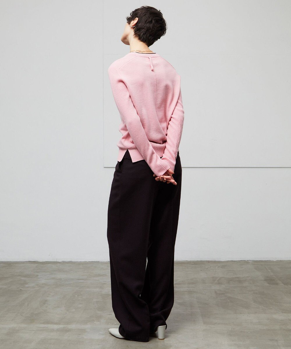 BEIGE， TERNES / フロントジップワイドパンツ 